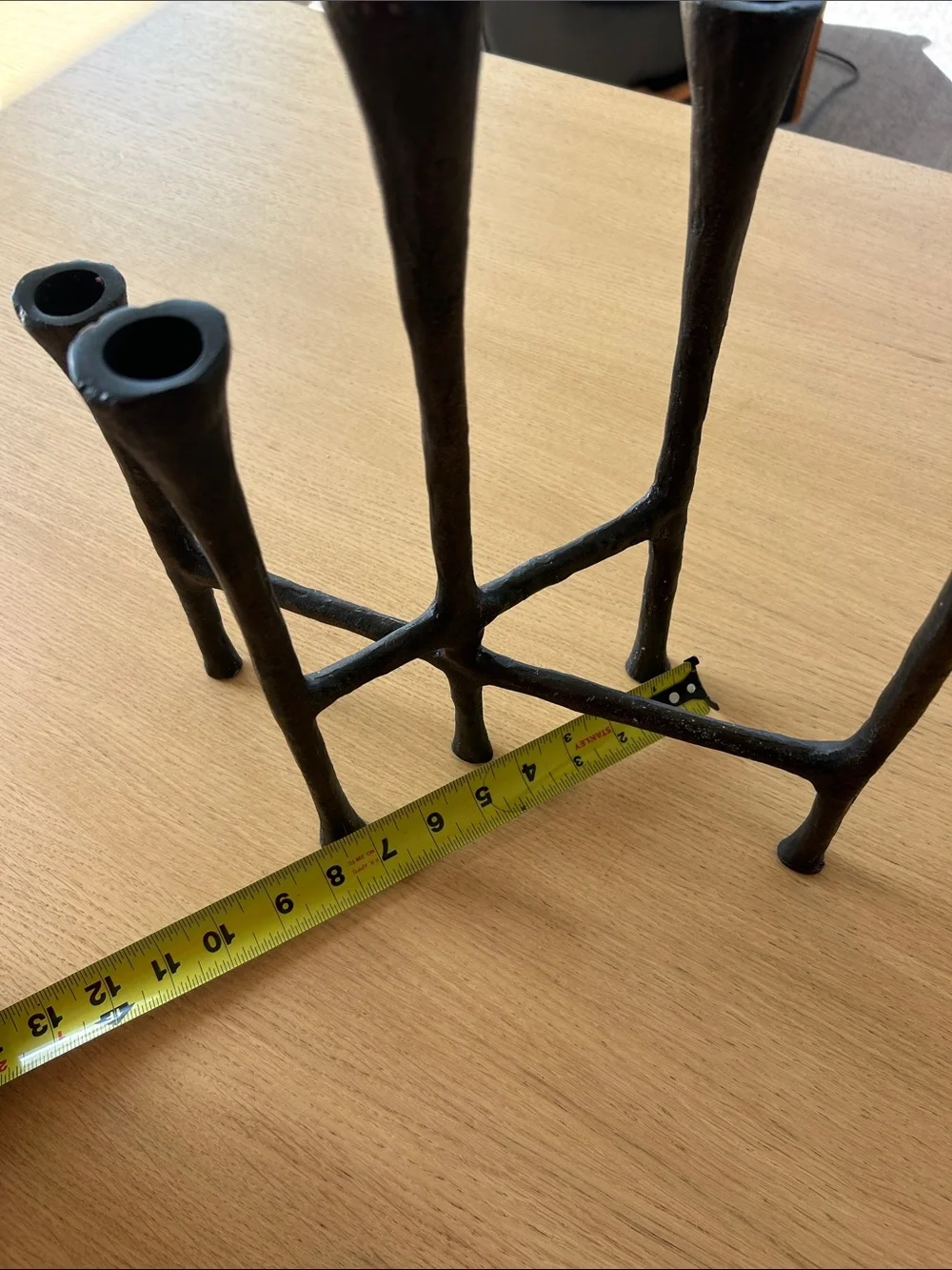 Black Modern Sculptural Candleholder Set - Home Accents